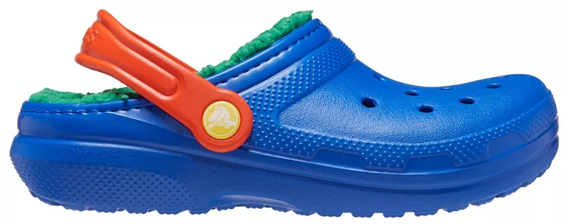 

Сабо Crocs Classic на подкладке для малышей, цвет Blue Bolt/Multi