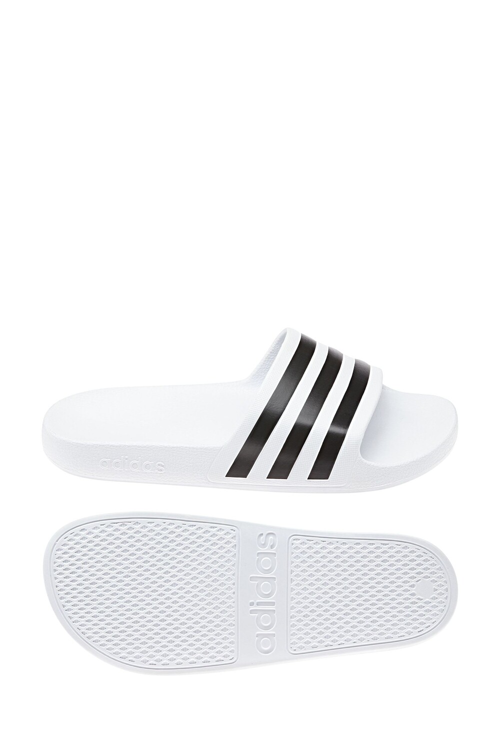 Шлепанцы Adilette adidas, белый — фото 4
