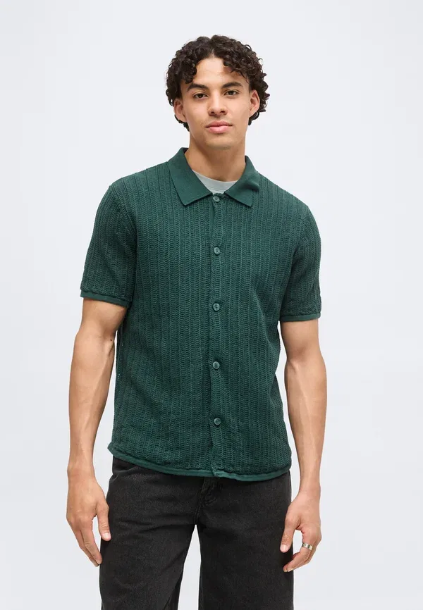 Рубашка Gap, модель Button front shirt, глубокий охотничий