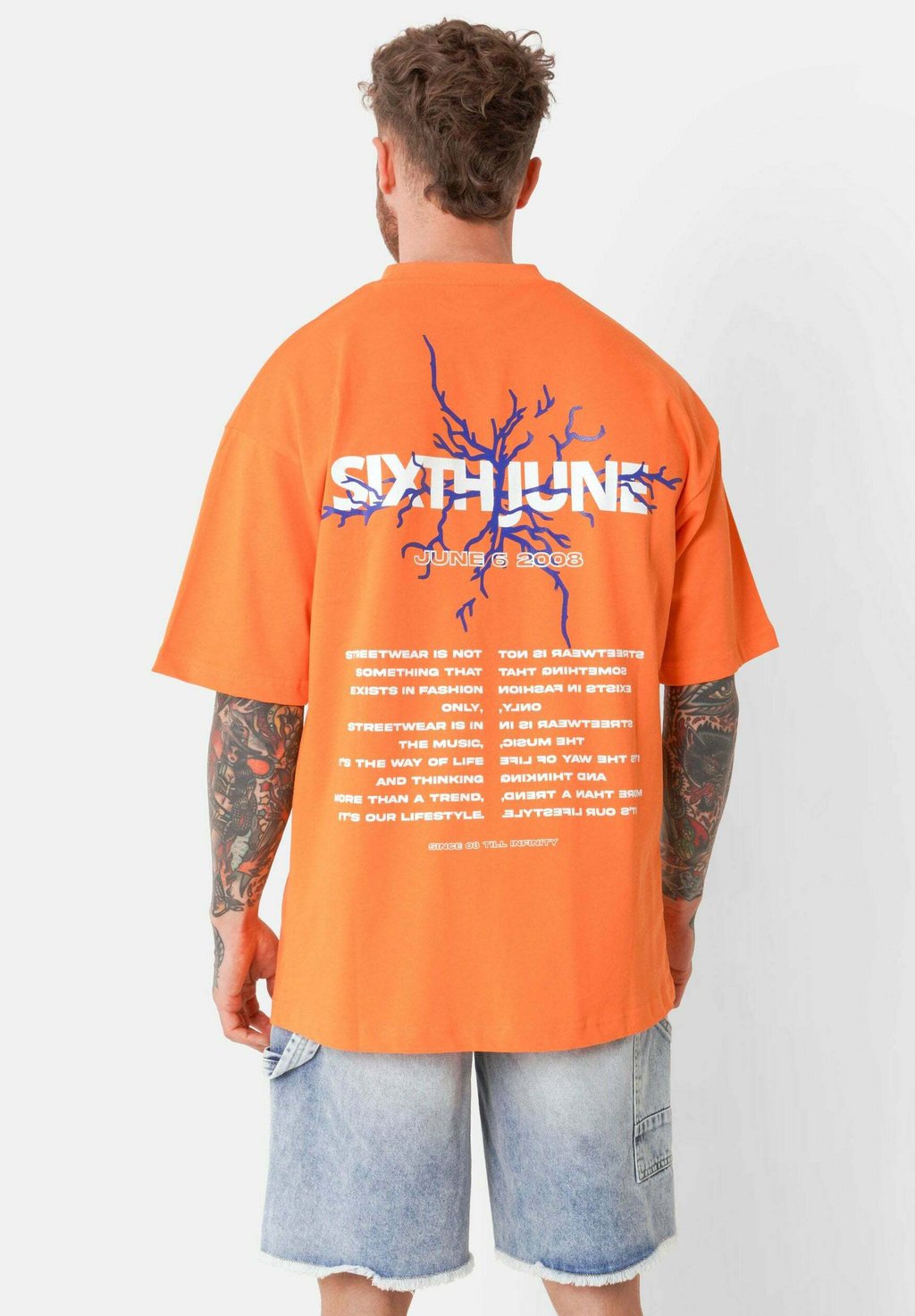 

Футболка с принтом PRINTED Sixth June, оранжевый