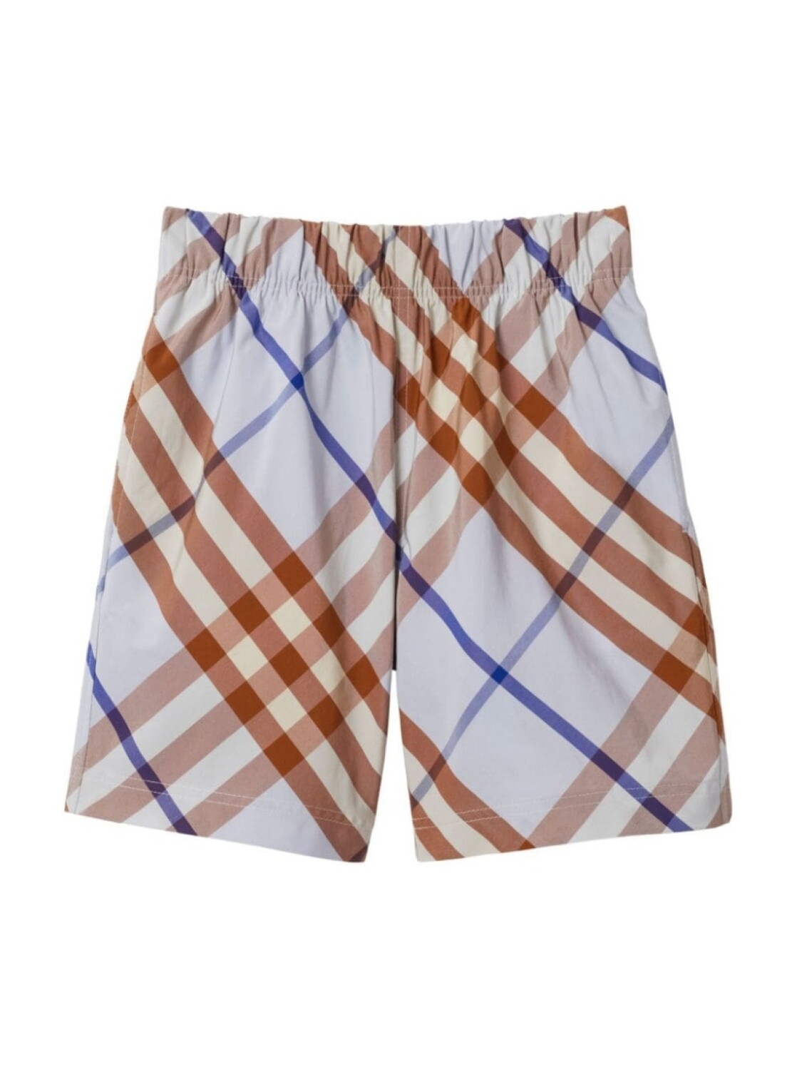 

Burberry Kids шорты в клетку, синий