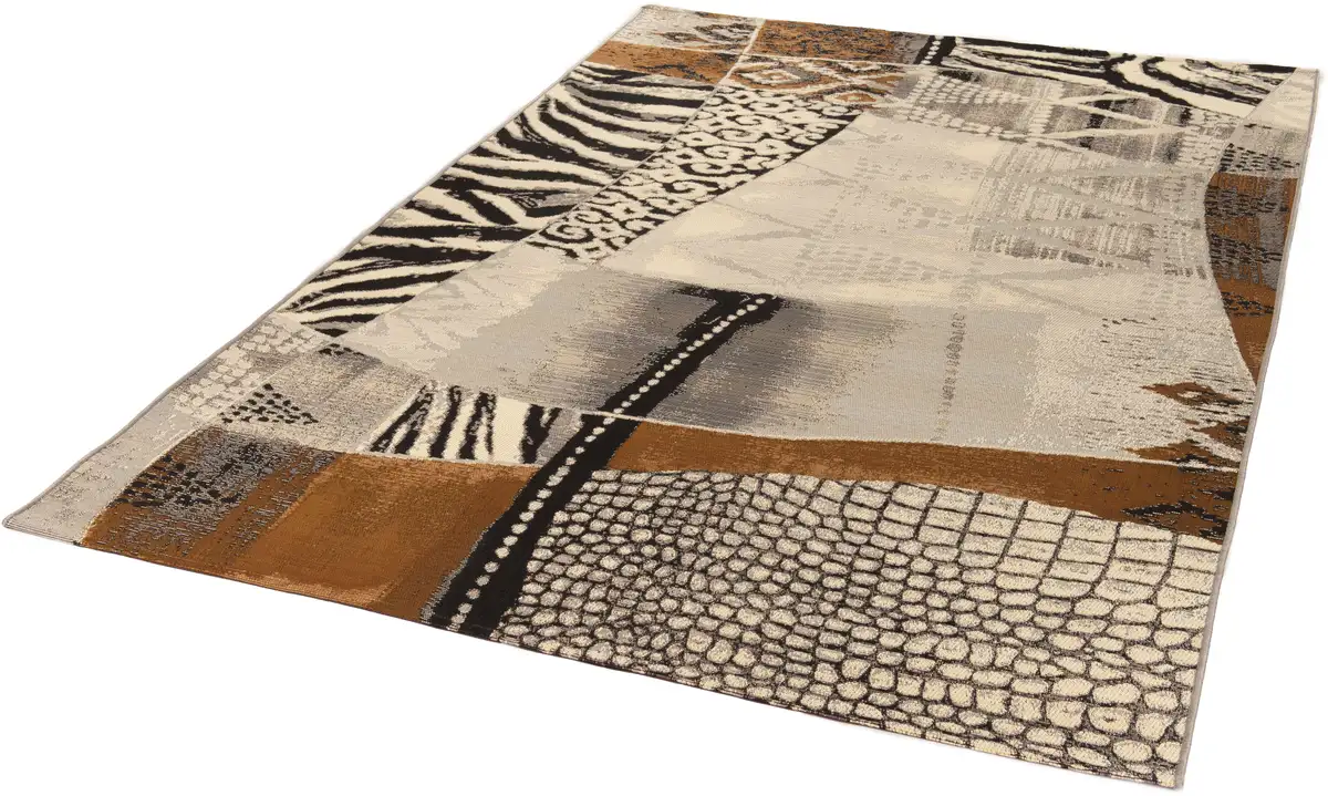 

Ковер Gino Falcone "Outdoor-Africa 42", прямоугольный, плоского плетения, подходит для внутреннего и наружного использования, гостиная 120х180 см, цвет bunt