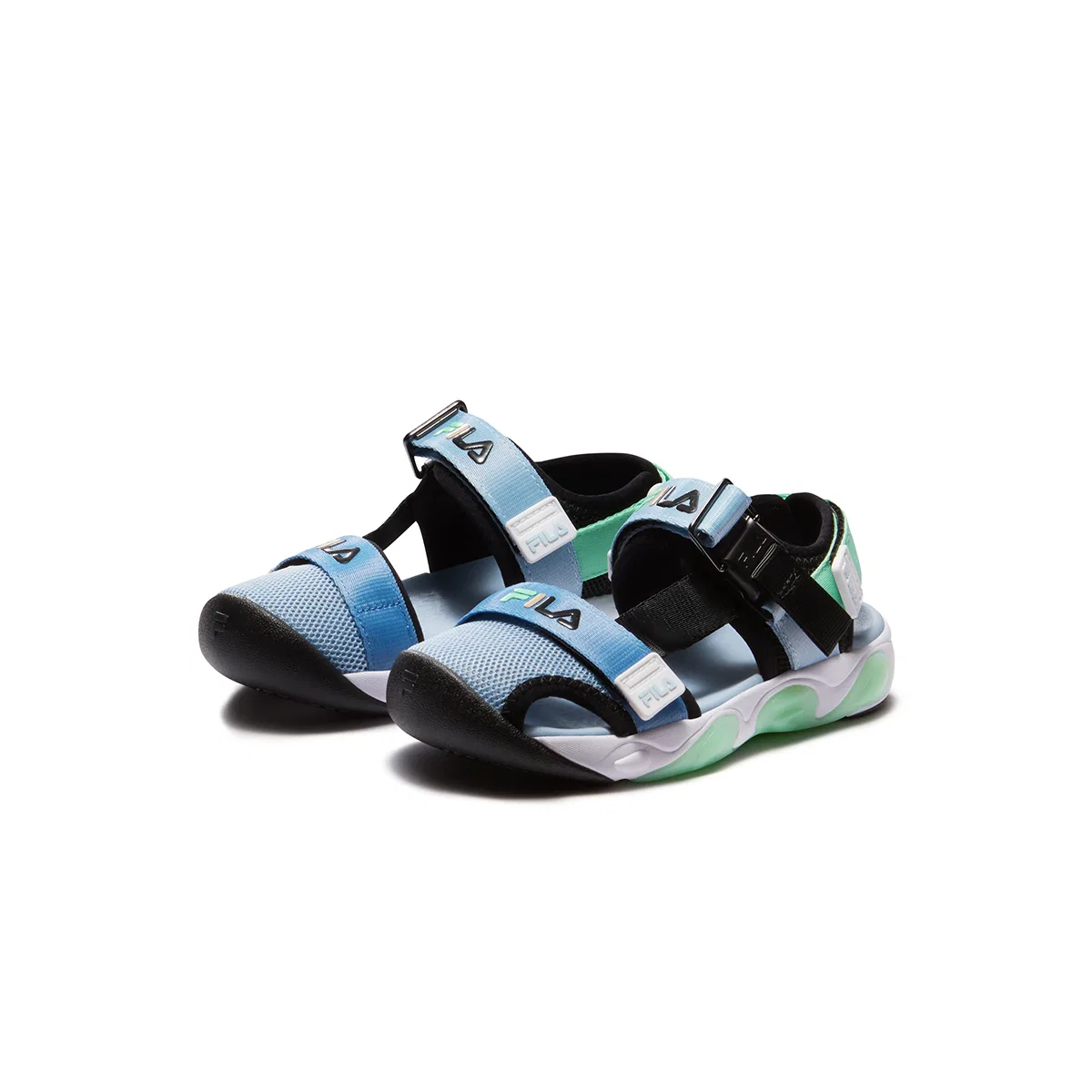 Детские сандалии SEASON FSW FILA KIDS, Mist Blue/Black — фото 4