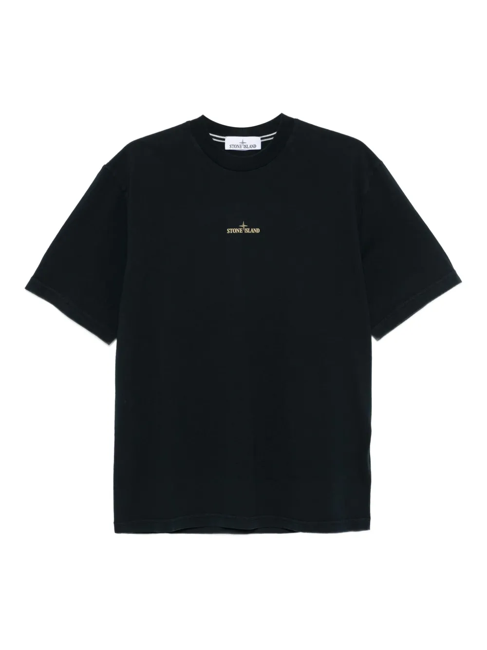 

Футболка с вышитым логотипом Stone Island, синий
