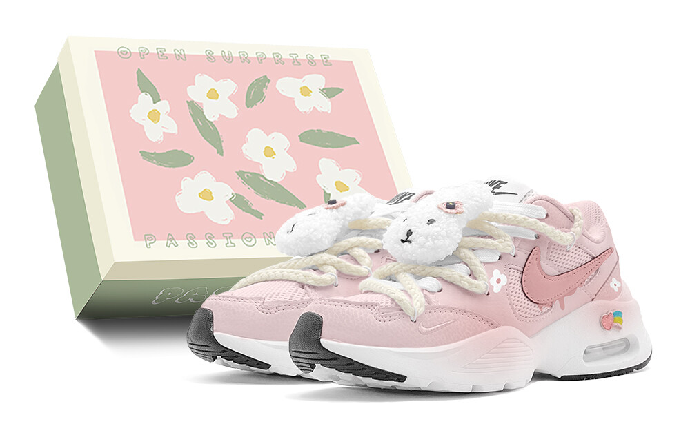 

Кроссовки Air Max Fusion Lifestyle женские с низким верхом белого цвета Nike, розовый