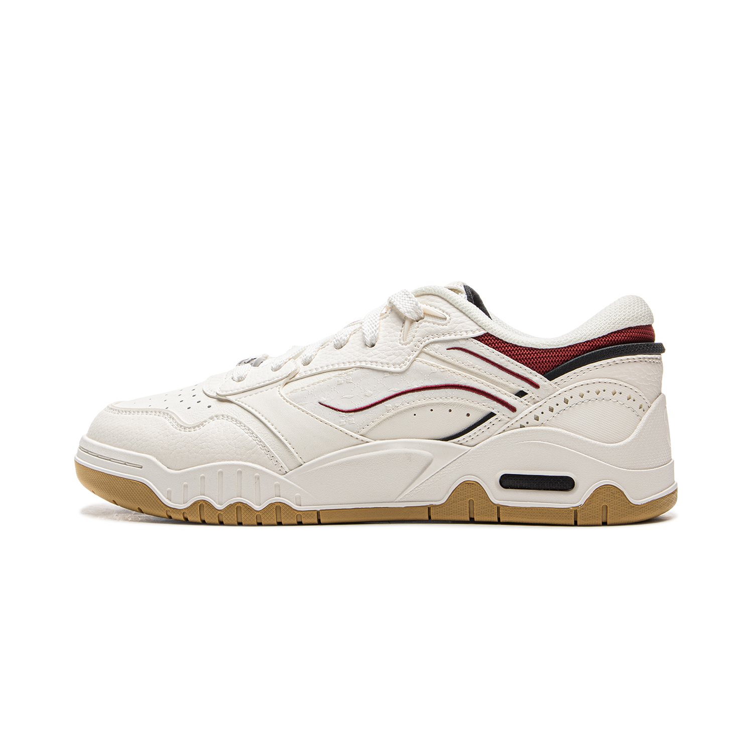 

LINING Кроссовки для скейтбординга Moon White 3, низкие, белые, красные