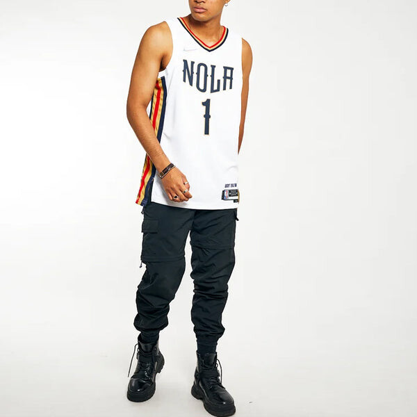Майка Nike x NBA New Orleans Pelicans 21-22 Jerseys 'Zion Williamson 1', белый — фото 2