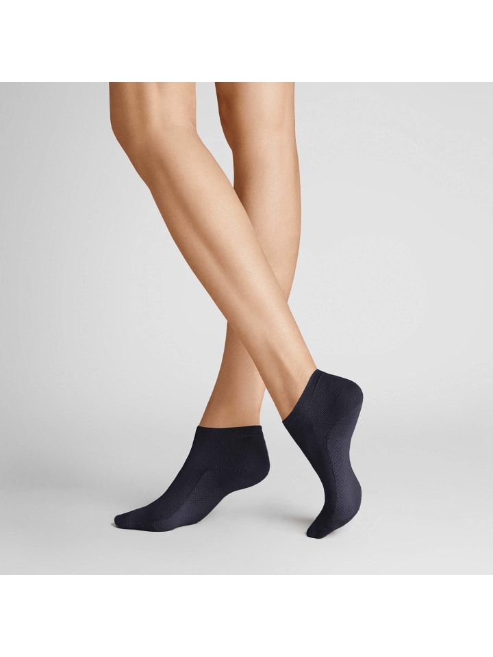 

Hudson Влагоотводящие носки для кроссовок из сухого хлопка, темно-синего цвета