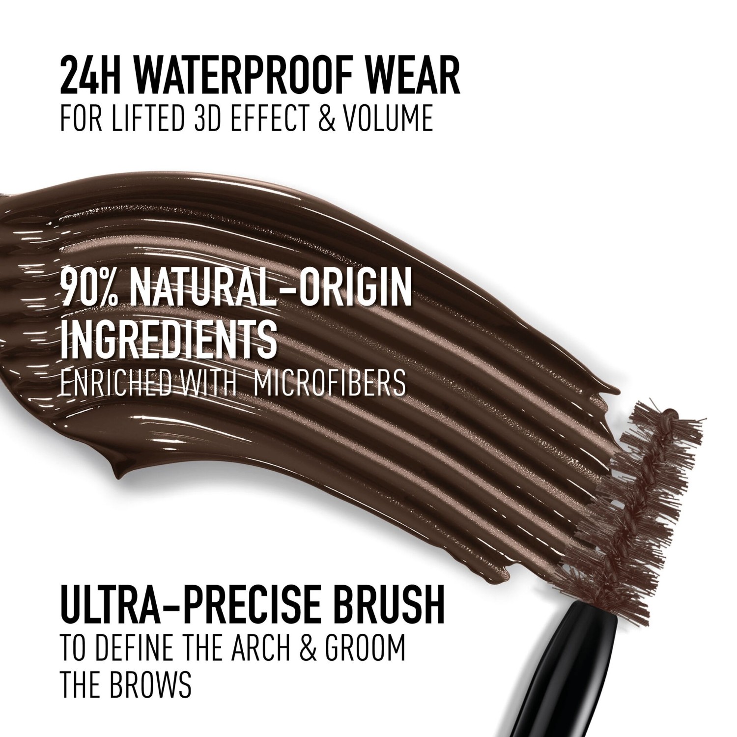 Гель или краска для бровей Show on set brow mascara Dior, nr. 003 brown, 5 гр — фото 4