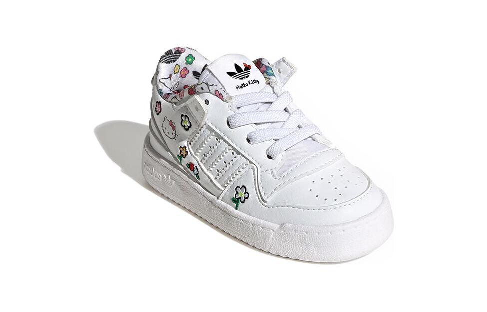 Кроссовки Hello Kitty X adidas Toddler Shoes TD Low-top White, белый — фото 3