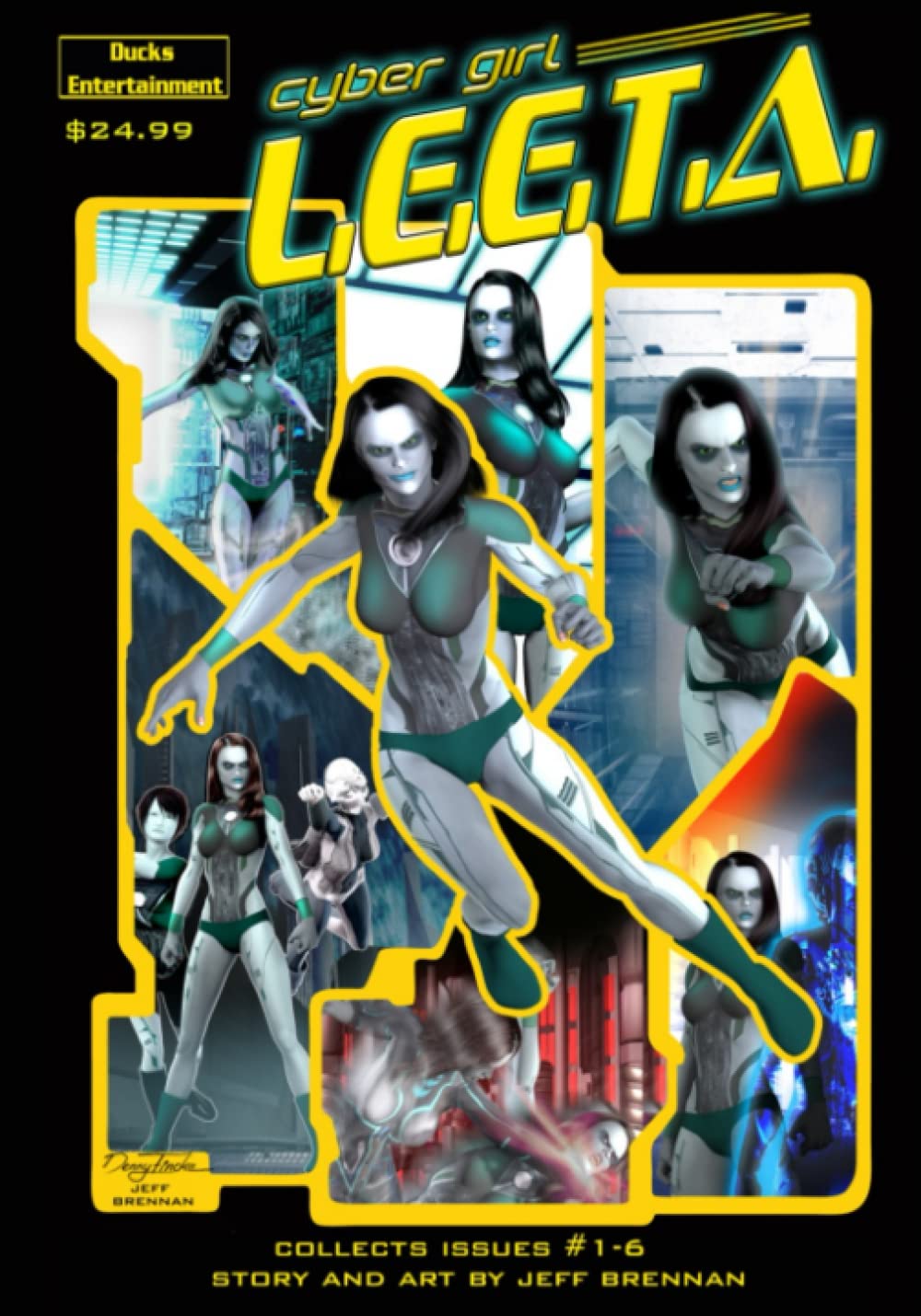 

Cyber Girl Leeta Trade Paperback issue #1-6 collected (Independently published)