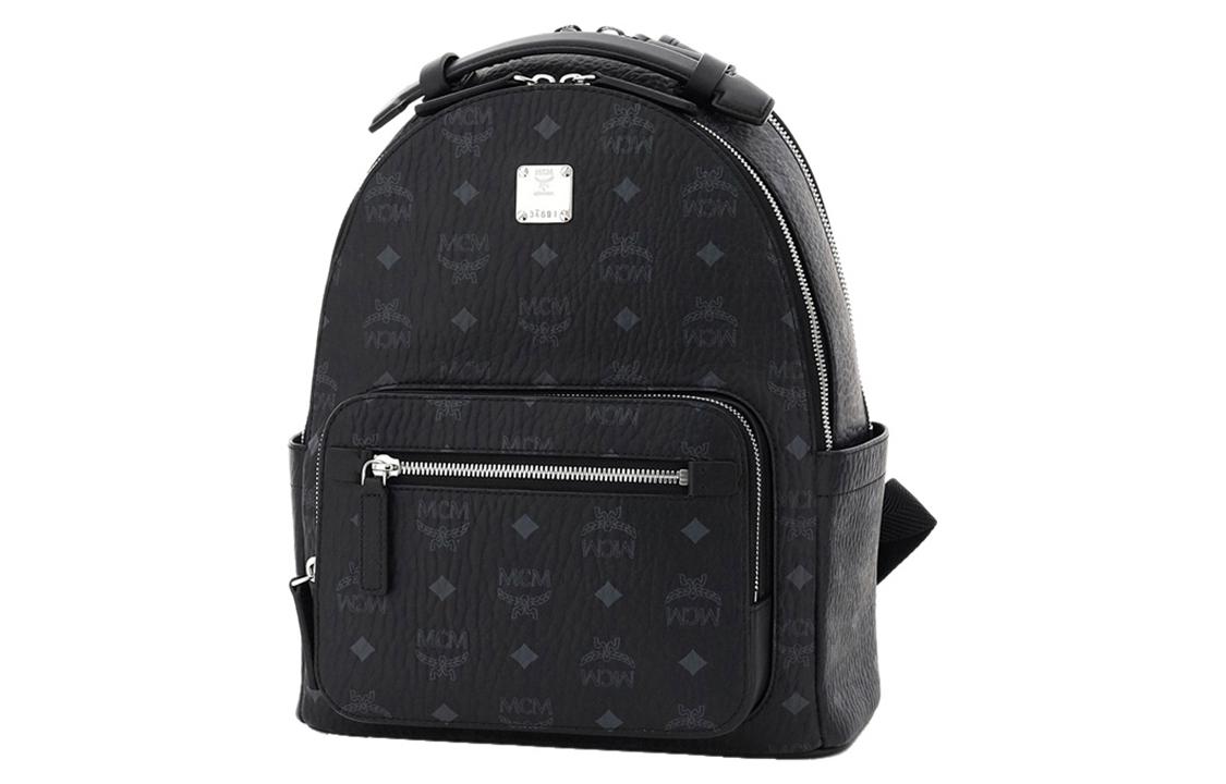 

Стильный рюкзак из кожи Visetos унисекс черный Stark MCM