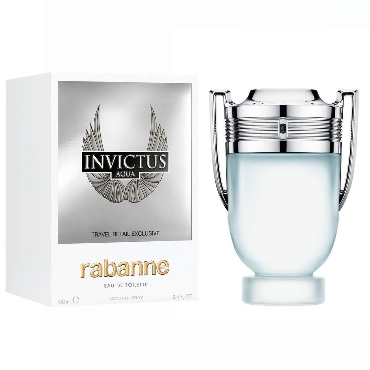 

Paco Rabanne Invictus Aqua 34 Туалетная вода-спрей для мужчин, прозрачный