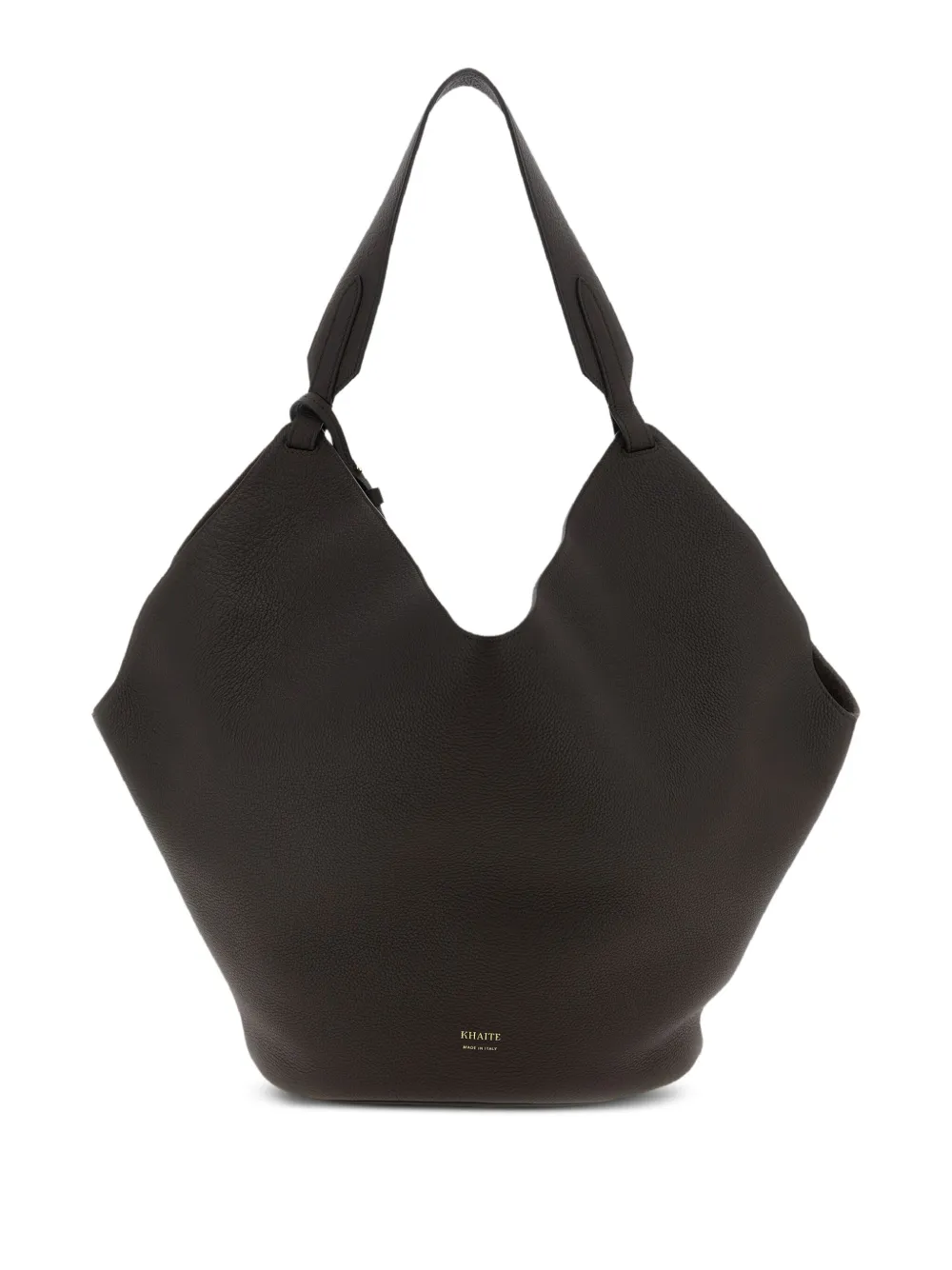 

Сумка-тоут Lotus среднего размера KHAITE, коричневый