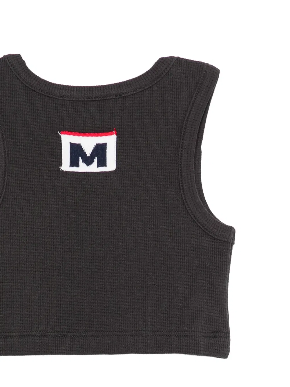 Вышитый топ Msgm Kids, серый — фото 3