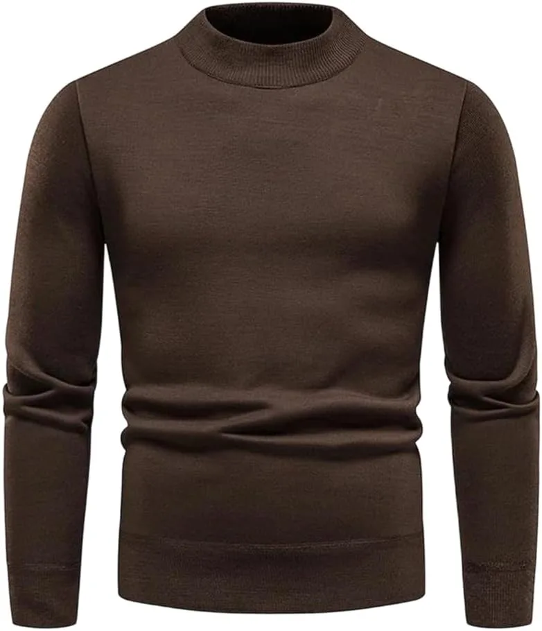 

Мужской флисовый пуловер с длинным рукавом Slim Fit