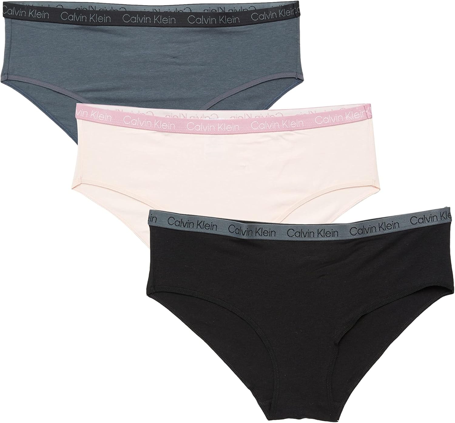 

Женские трусики-бикини с логотипом Calvin Klein, 3 шт., B(Qp2937-651)/P