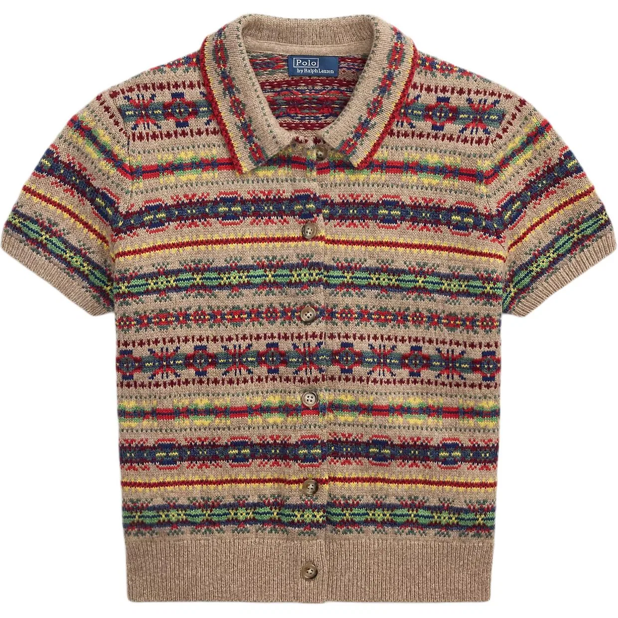 Женский свитер свободного кроя Polo Ralph Lauren, Camel