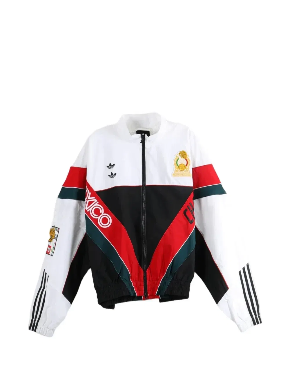 Куртка adidas X Willy Chavarria CDM в стиле колор-блок с нашивкой-логотипом, белый