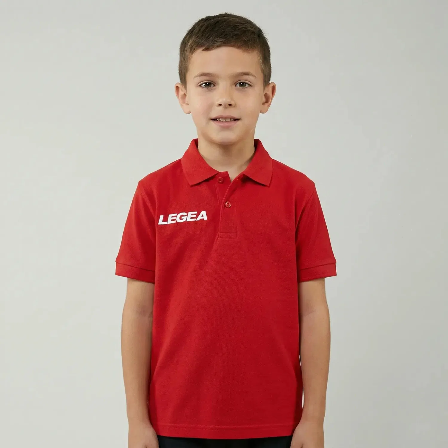 Детское поло с коротким рукавом Sud Gold Junior Legea, Rot