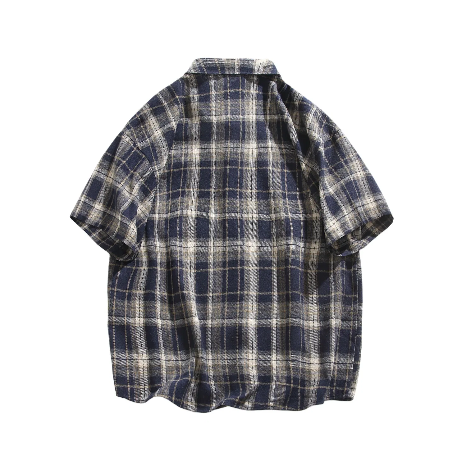 Детская рубашка с длинным рукавом Jeep Classic Collection, Navy Blue Plaid — фото 4