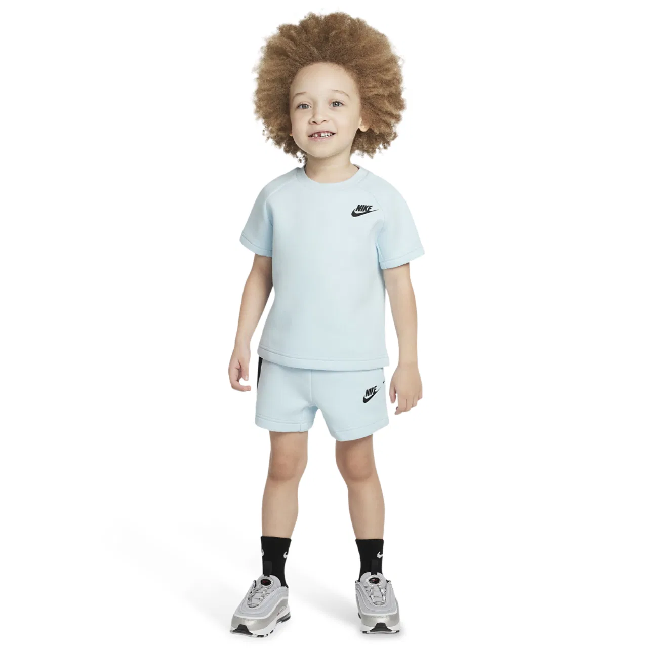 Детский спортивный комплект Tech Fleece Nike, цвет Glacier Blue/Glacier Blue