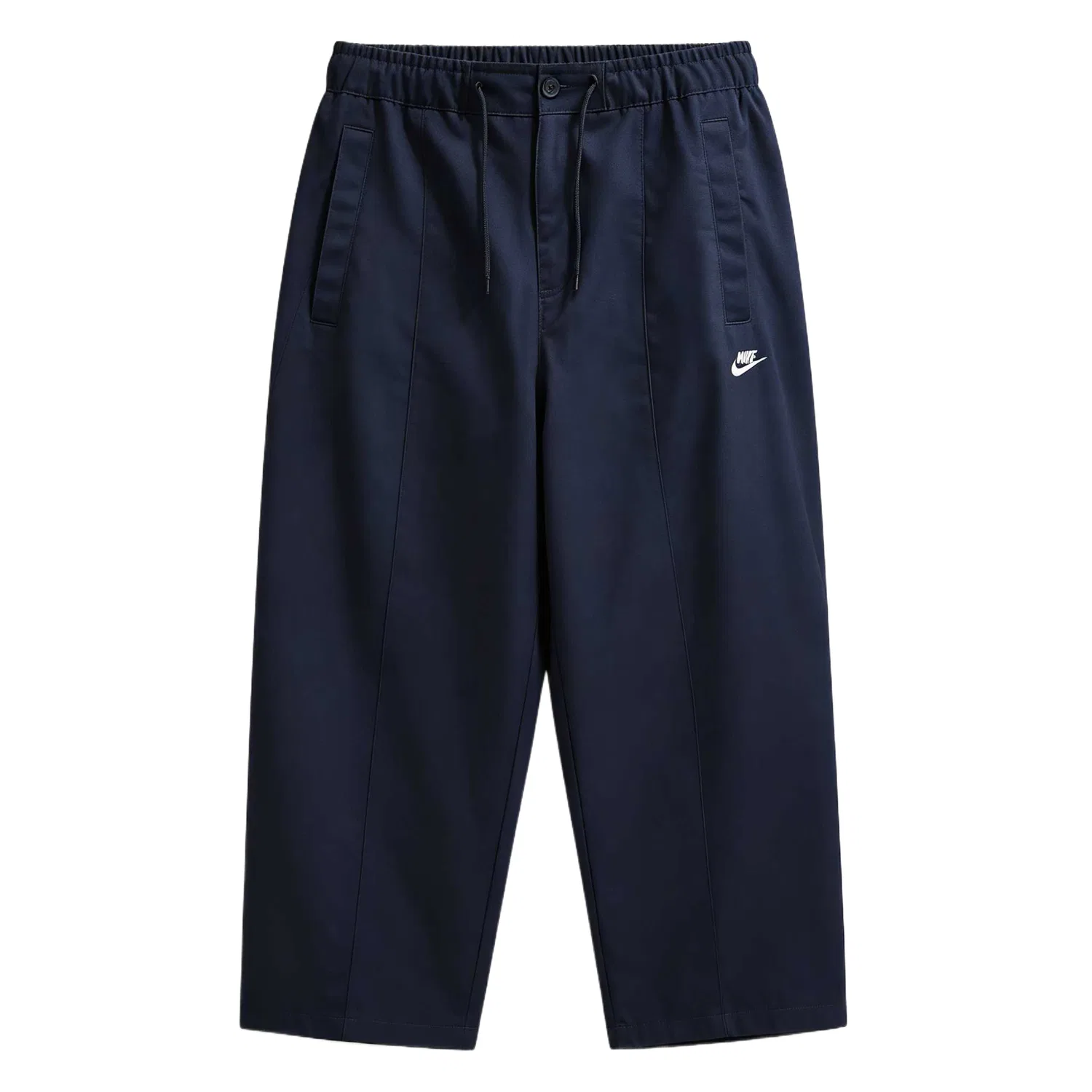 Мужские трикотажные спортивные брюки прямого кроя Obsidian Black/White Nike, Obsidian Black/White