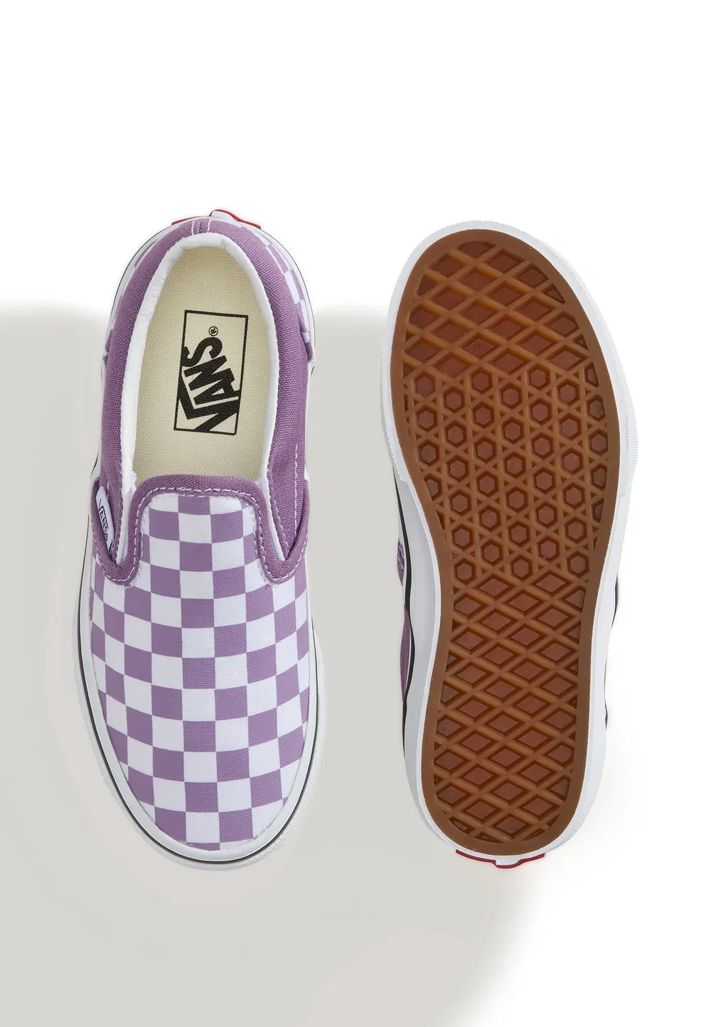 Классические кроссовки унисекс без шнурков Vans, Color Theory Checkerboard Prism — фото 3