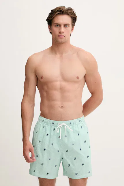Плавки с полосками SUMMER Tommy Hilfiger, зеленый