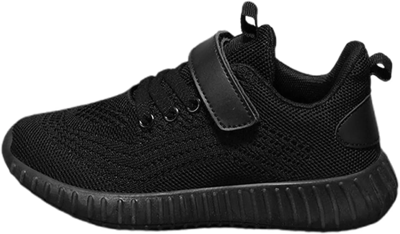 Детские кроссовки для бега с нескользящей подошвой, Black