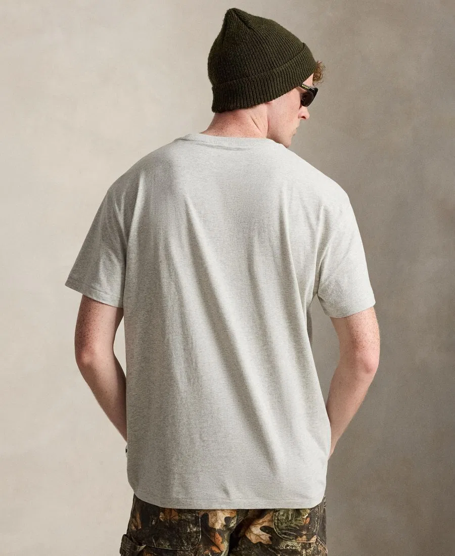 Футболка с коротким рукавом и круглым вырезом Polo Ralph Lauren, Light Sport Heather — фото 4