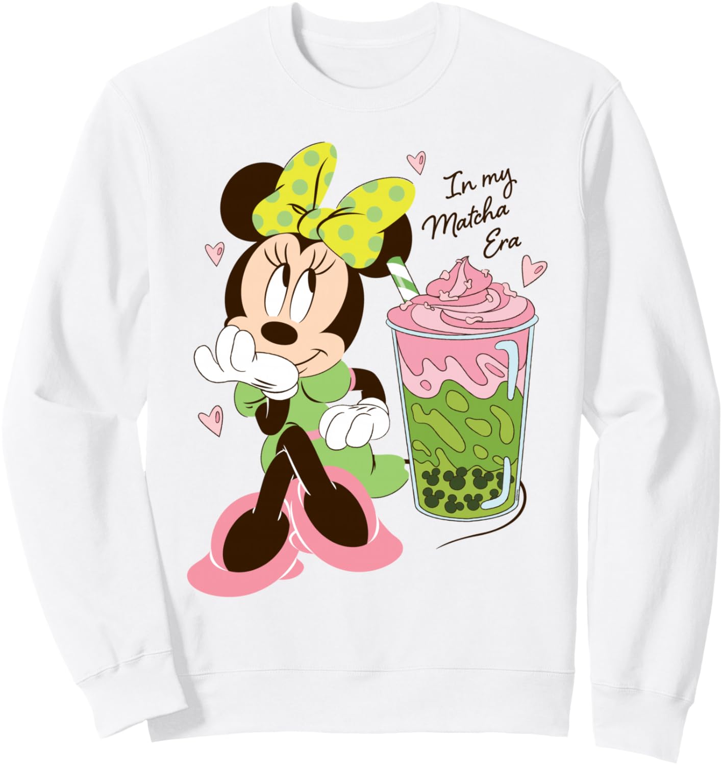 

Толстовка Disney с изображением Минни Маус ко Дню святого Валентина Милая в моей эпохе матча, белый