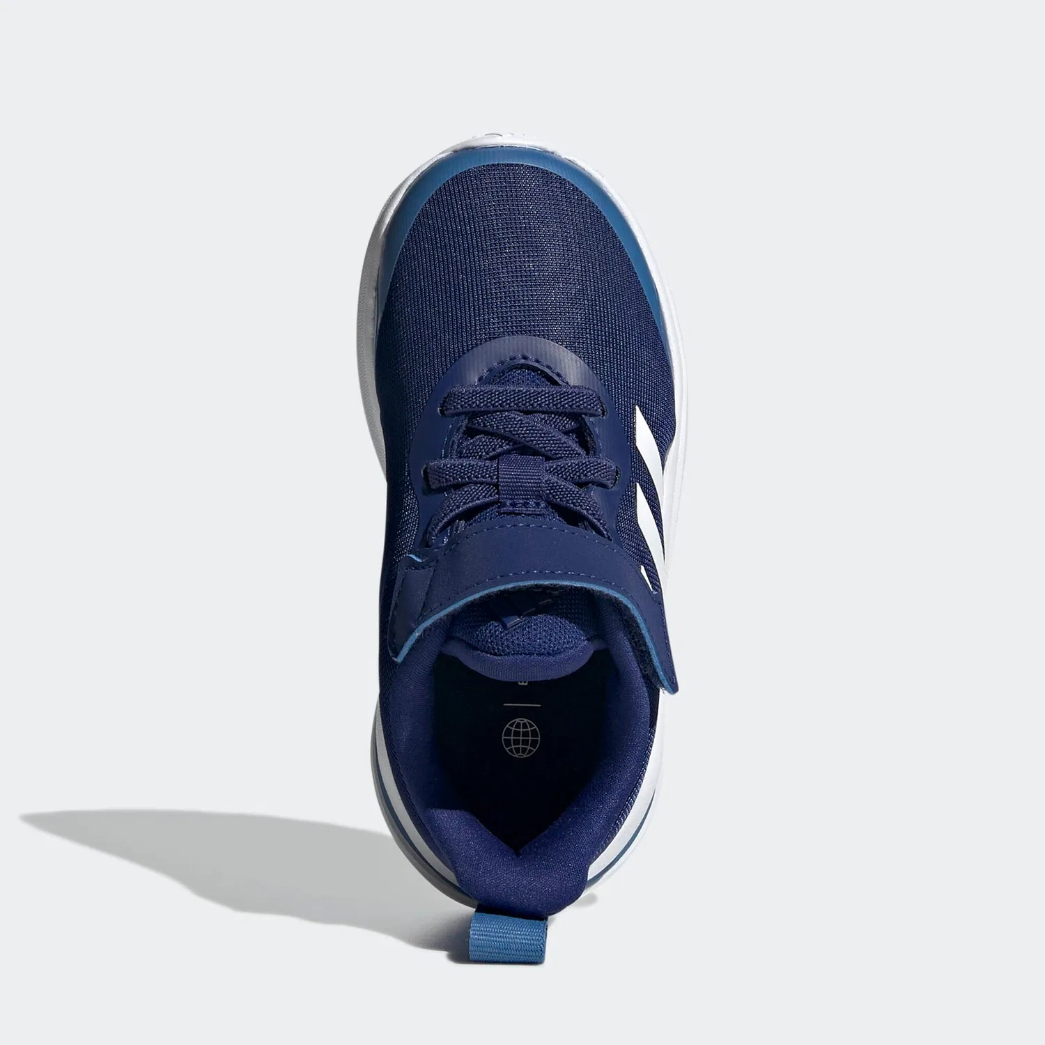 Детские кроссовки с эластичными шнурками FortaRun Adidas, Blau Weiss — фото 4