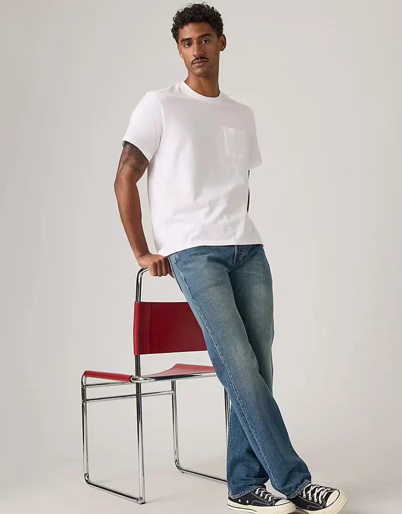 Футболка Essential с карманом Levi's, белый — фото 3