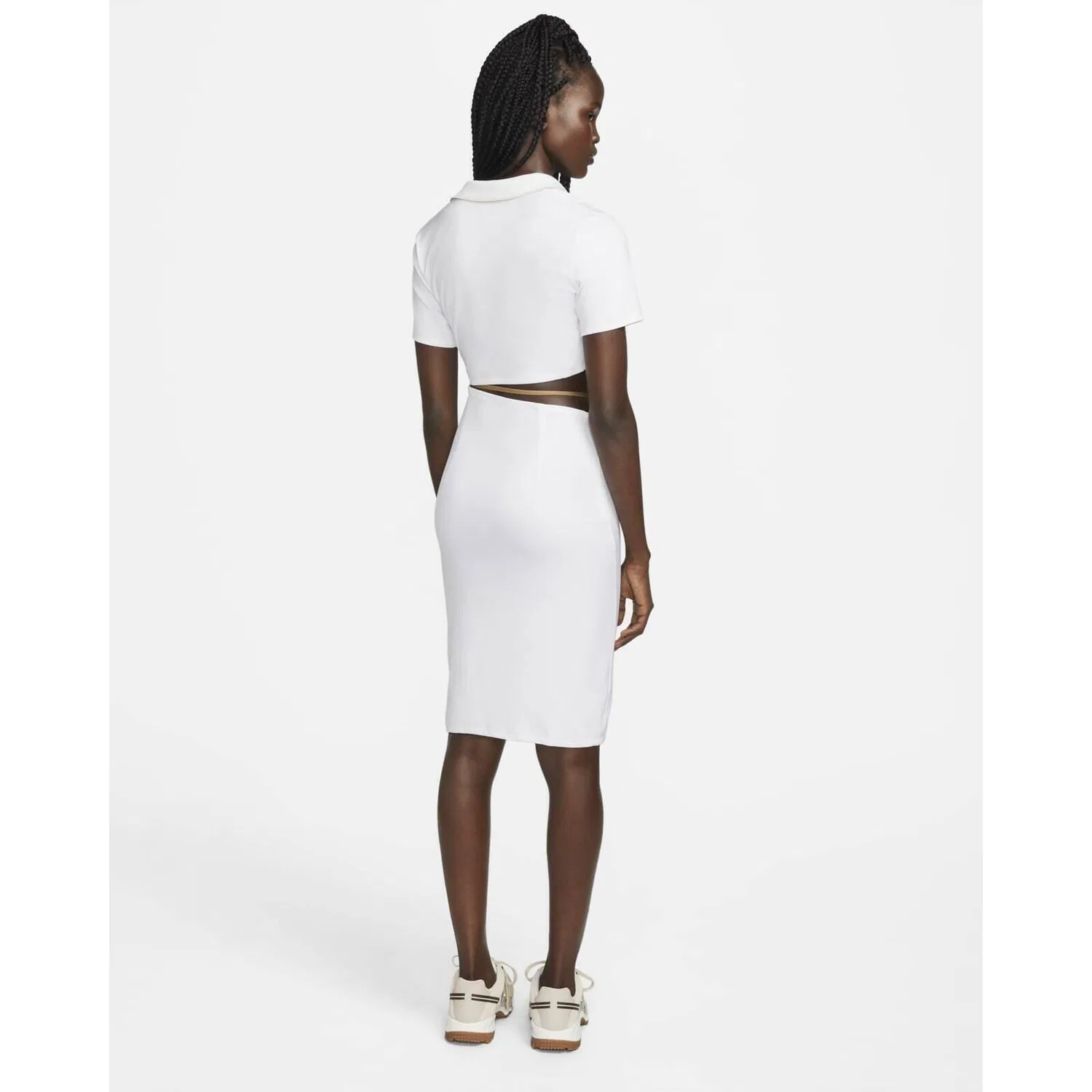 Женское платье Dri-fit Nike Wmns Jacquemus Nrg Eu Dress, Weiß — фото 2