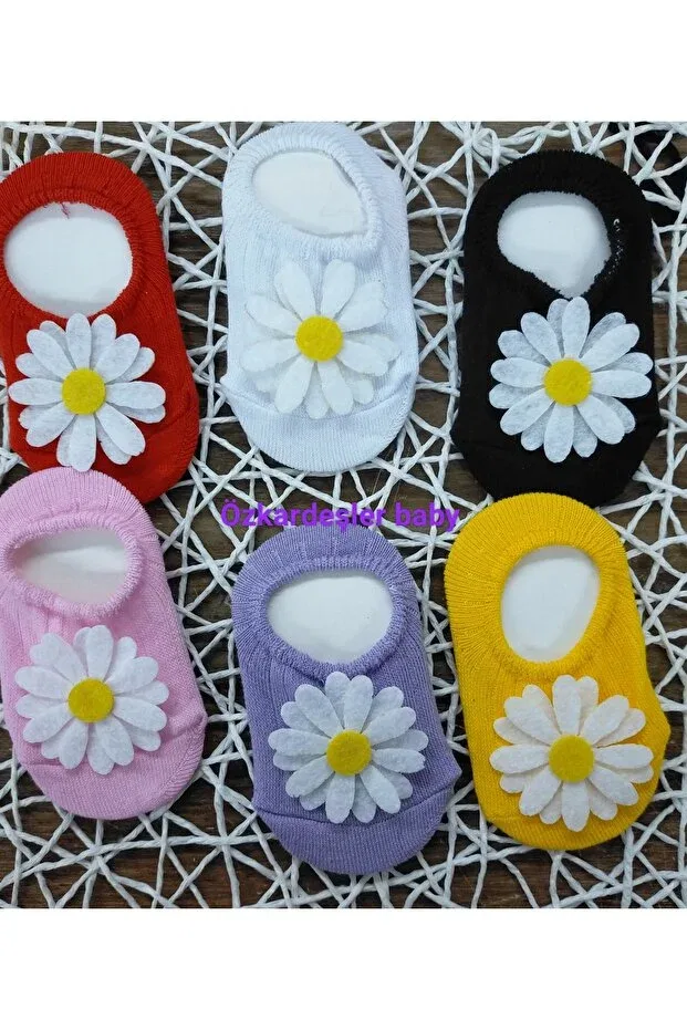 Детские носки-балетки с принтом Babette Socks Özkardeşler Baby, Multicolor