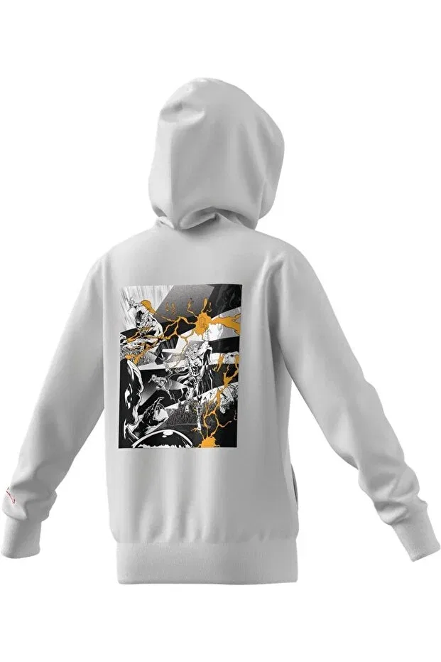 Детская толстовка с принтом Adidas, White — фото 3