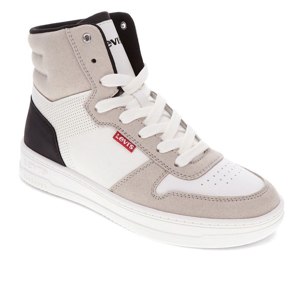 Женские высокие кроссовки Levi's Drive Hi 2, цвет White Sand Black