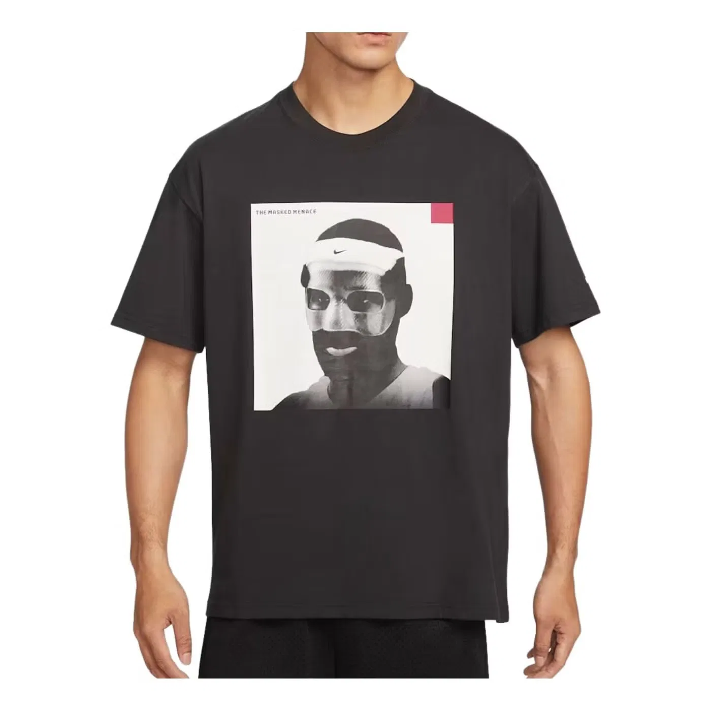 Футболка с принтом Masked Menace Nike, черный
