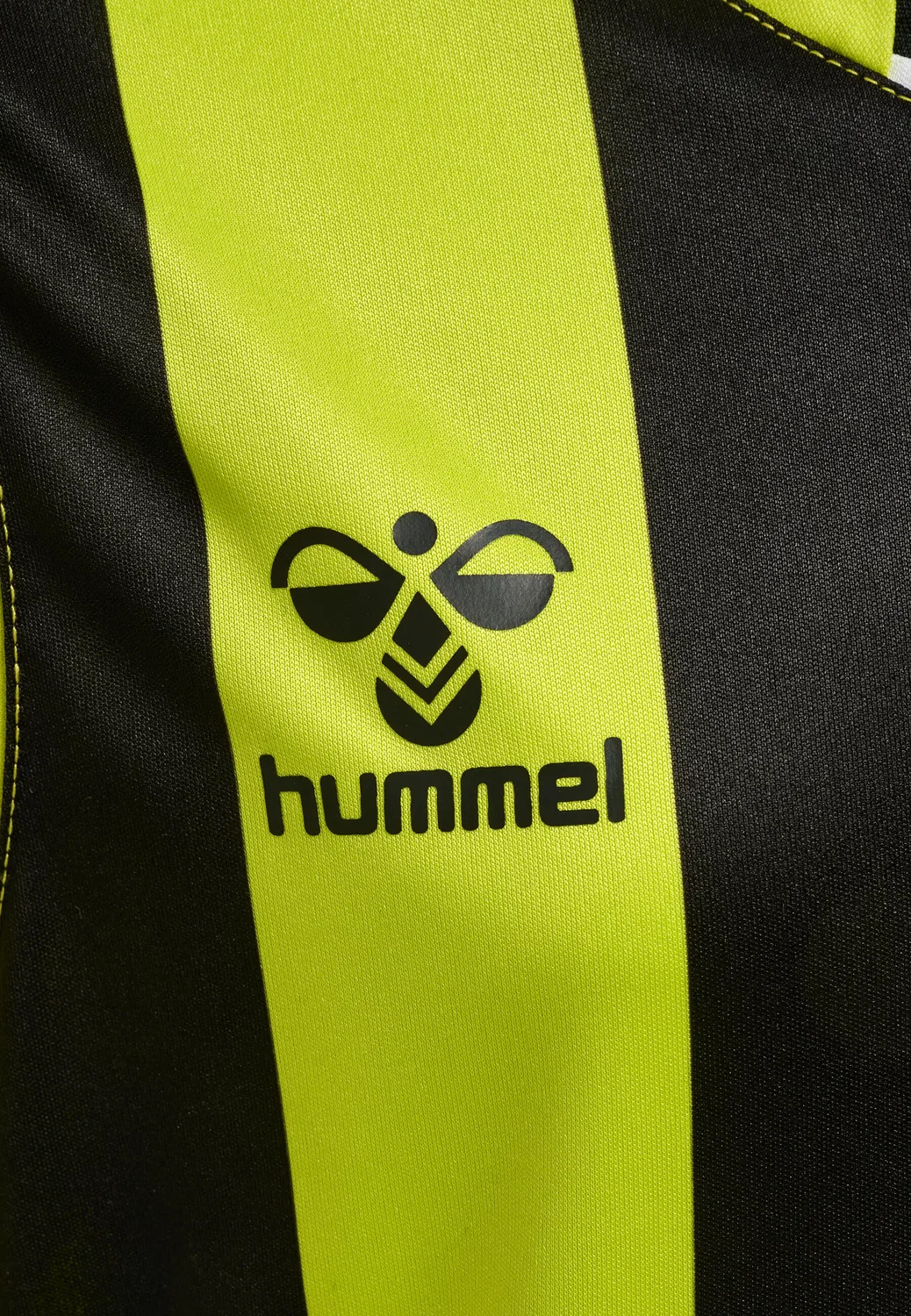 Детская футболка с длинным рукавом Hmlcore Hummel, Fluoreszierendes Neongrun / Schwarz — фото 4
