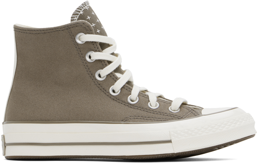 

Высокие потертые кеды Chuck 70 Converse, Taupe