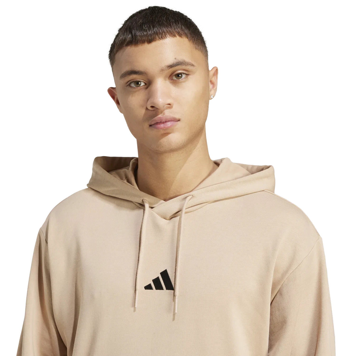 Мужское худи свободного кроя Adidas, цвет Powder Pink — фото 4