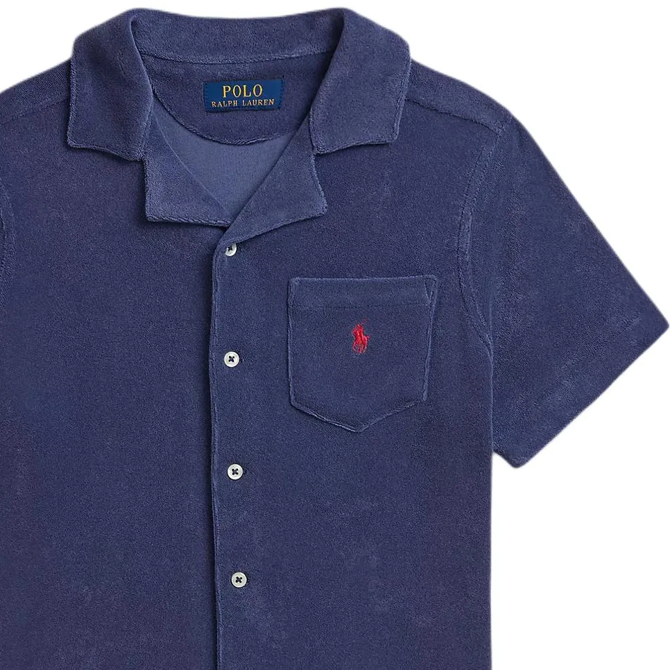 Детская рубашка повседневная Light Marine Blue Polo Ralph Lauren — фото 4