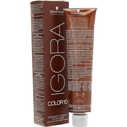 

Chwarzkopf Professional Igora Color 10 Краска для волос 7-7 Средний медный блондин 60 мл, Schwarzkopf