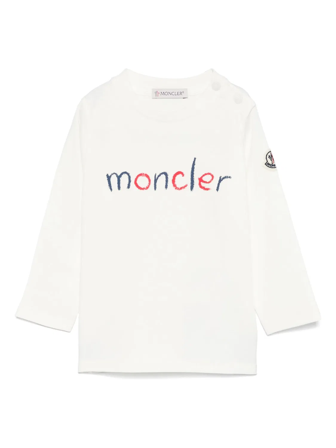 Футболка с логотипом MONCLER GENIUS, белый