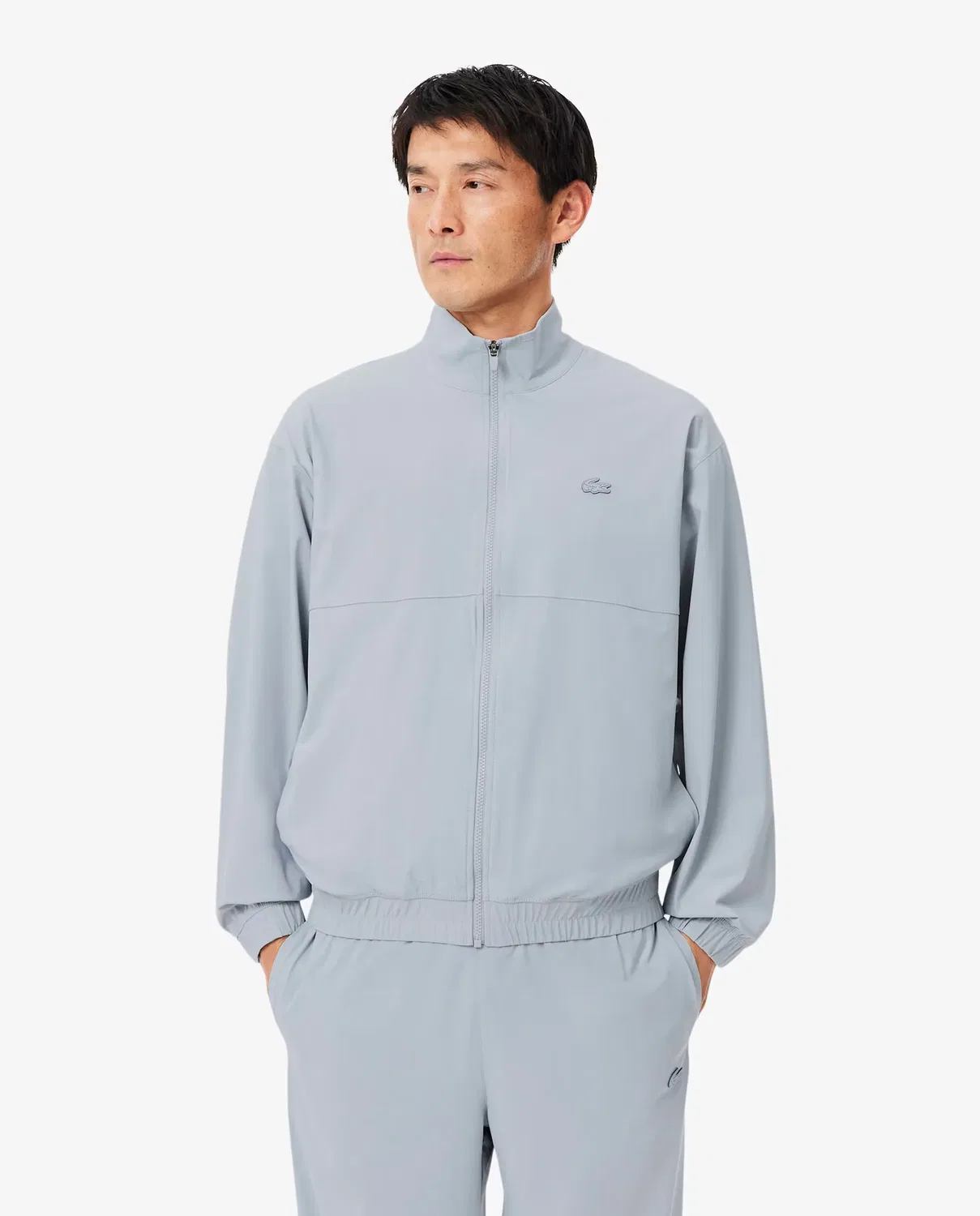 Толстовка мужская Lacoste SH9206-00, с молнией, Gris
