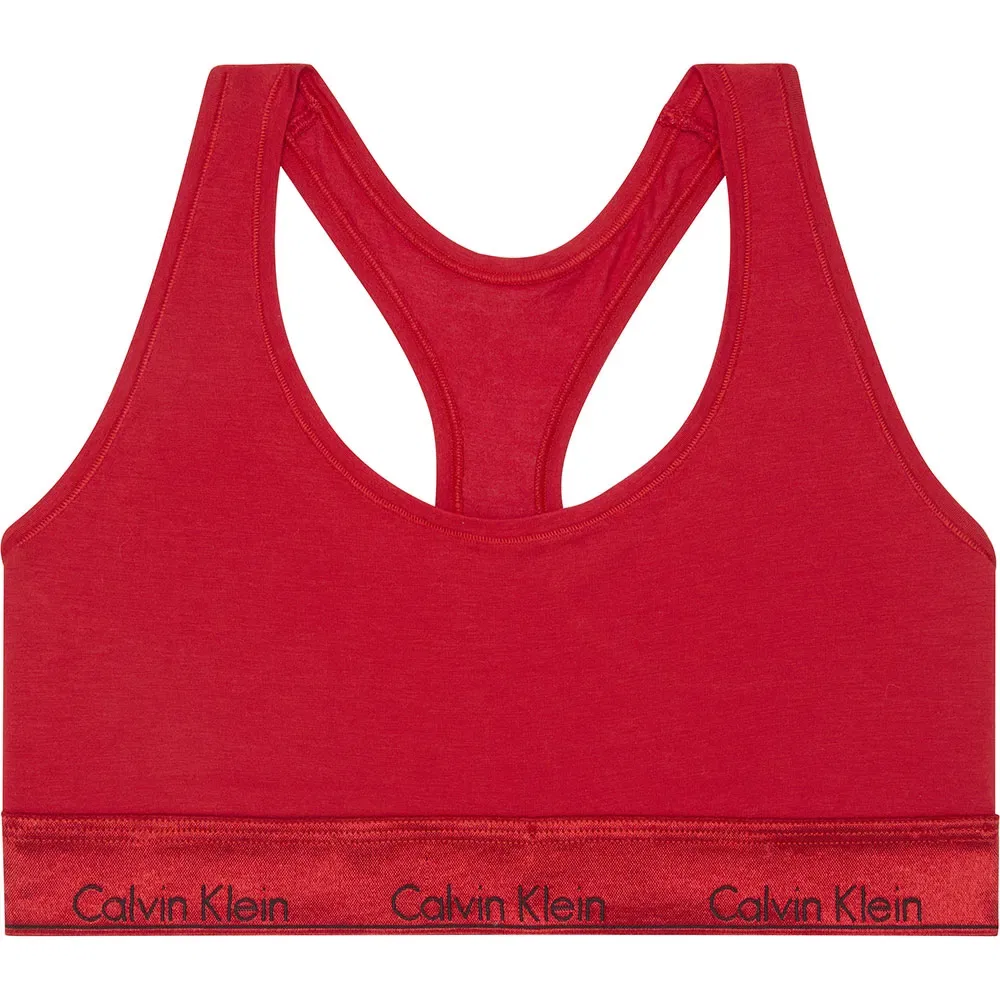 Бюстгальтер без подкладок Calvin Klein, красный