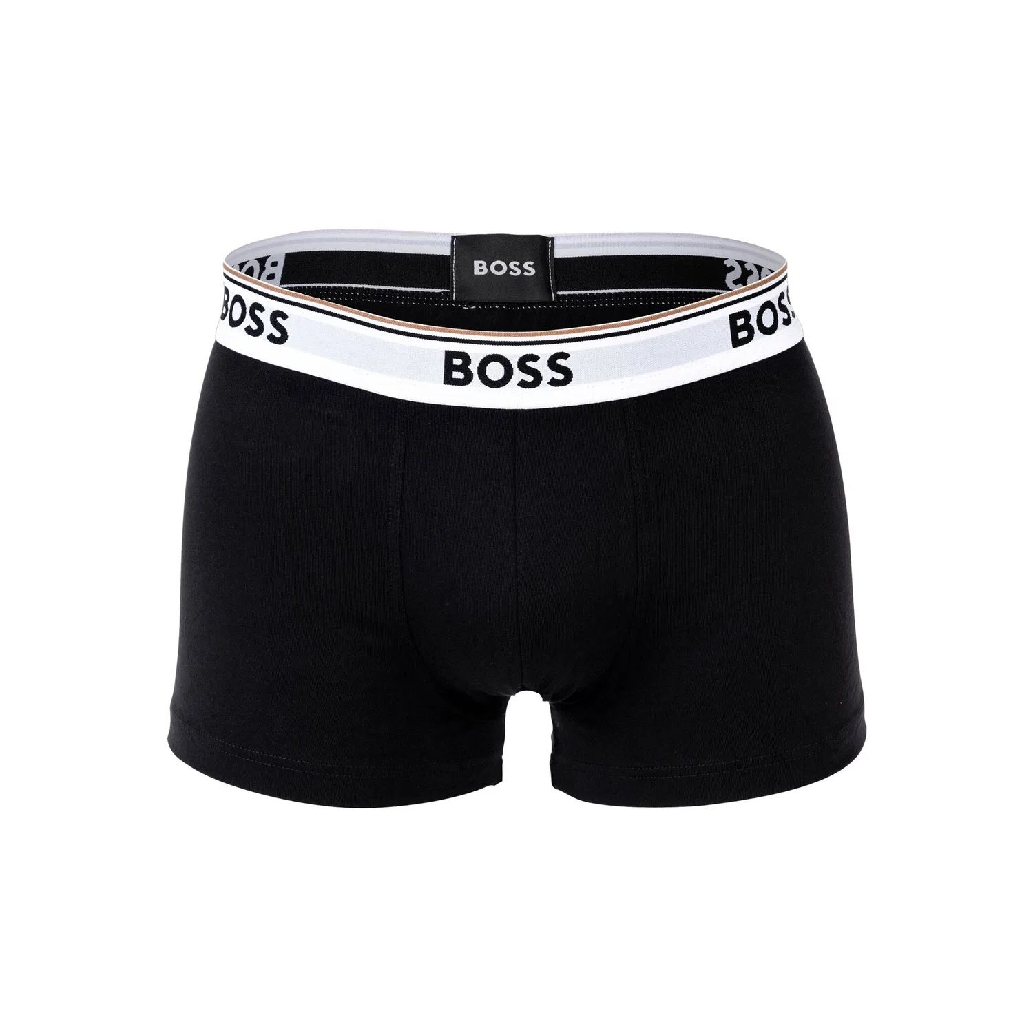 Мужские боксеры из хлопка с эластаном BOSS, Black/White — фото 2