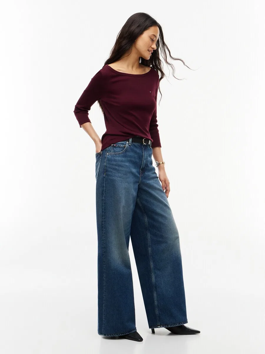Топ TOMMY HILFIGER 'Cody' цвета карминно-красный — фото 4