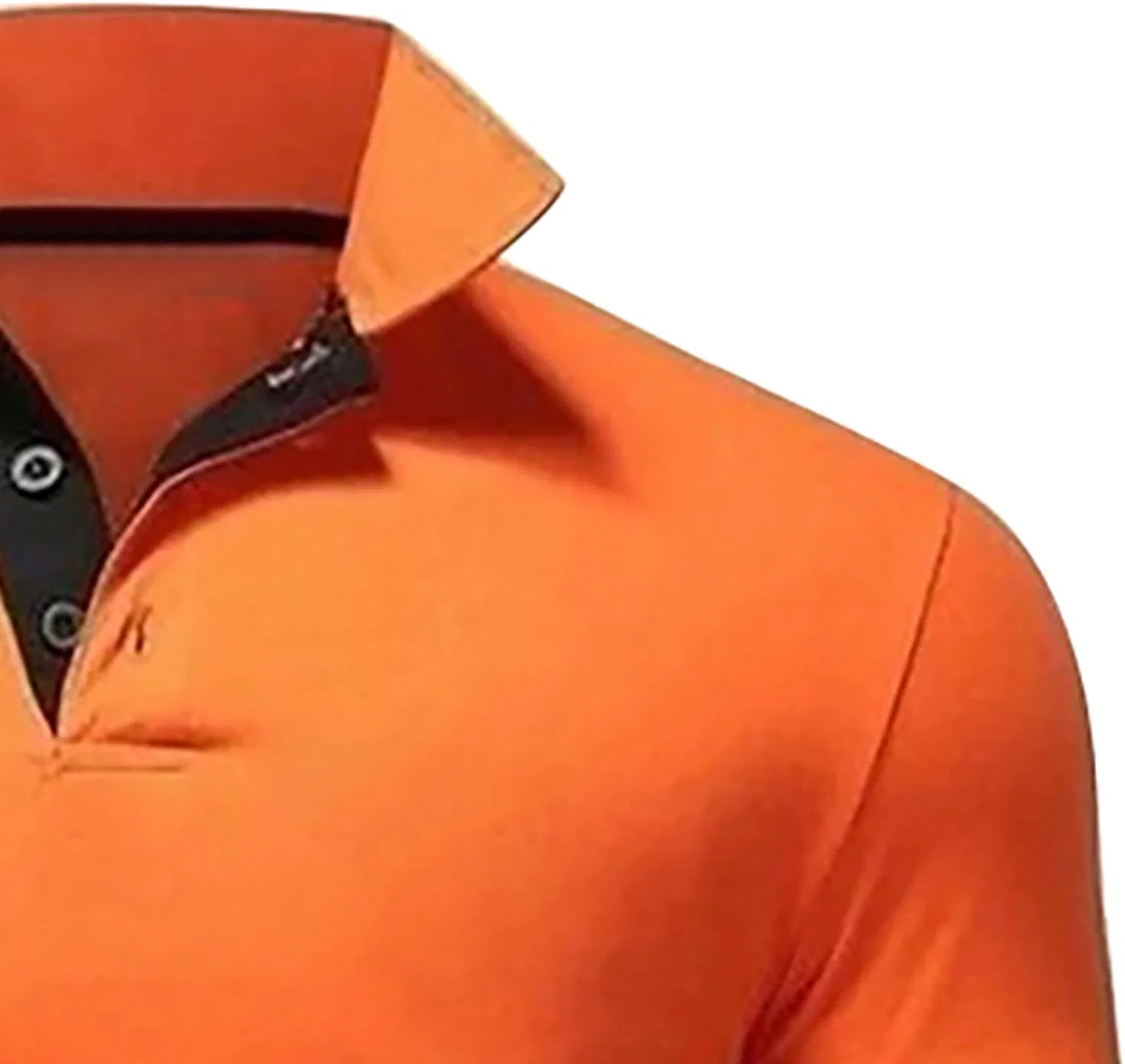 Мужская спортивная футболка с контрастными вставками Running Golf, Orange — фото 2